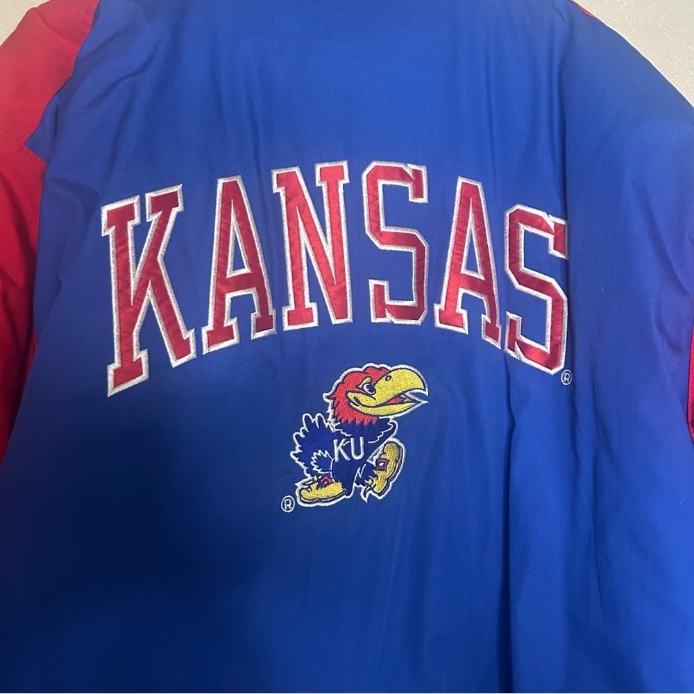 Vintage logo 7 University of Kansas Jacket XL - Picture 8 of 10